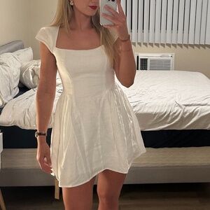 Reformation Oaklyn 100% Linen Dress